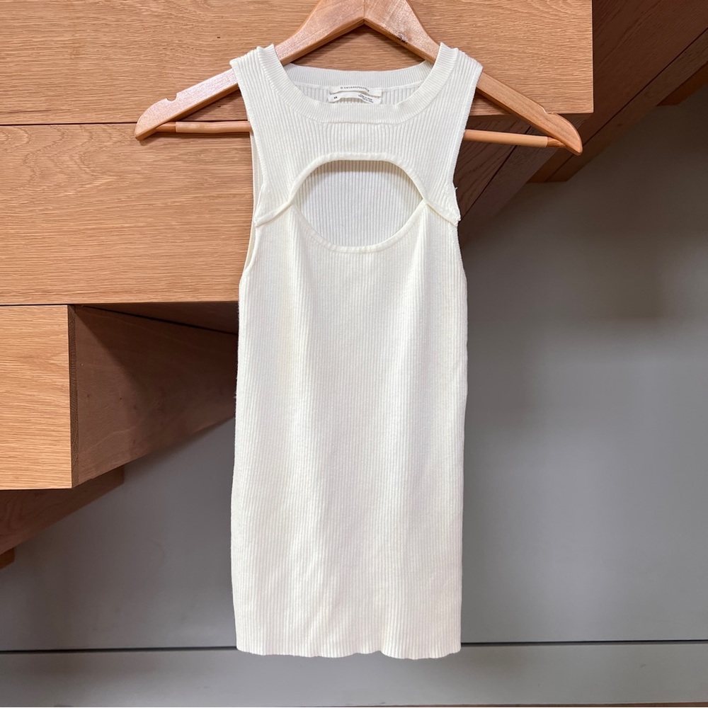 NWOT Ribbed Anthropologie Keyhole Tank size XS